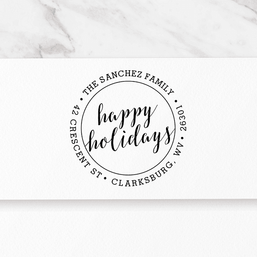 Holiday Seal | Custom Rubber Stamps