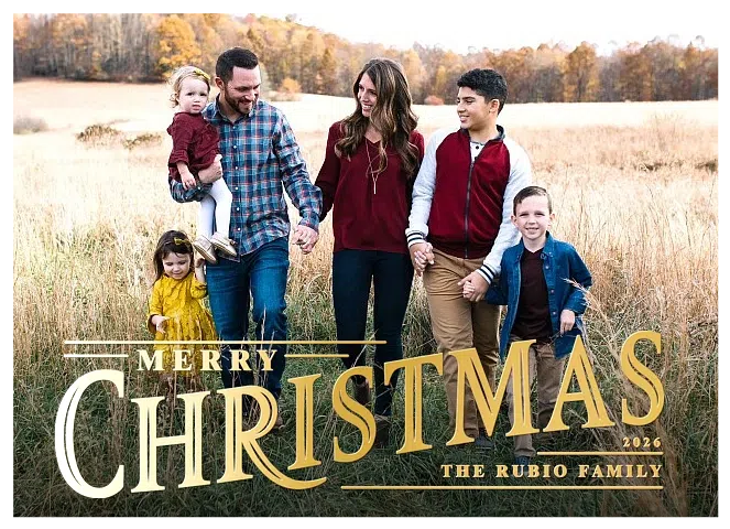 Gilded Tradition Christmas Cards