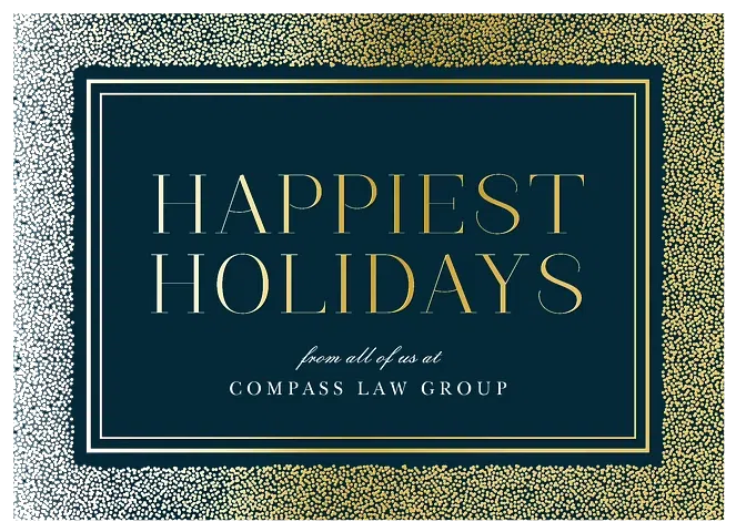 Glimmer Dots Business Holiday Cards