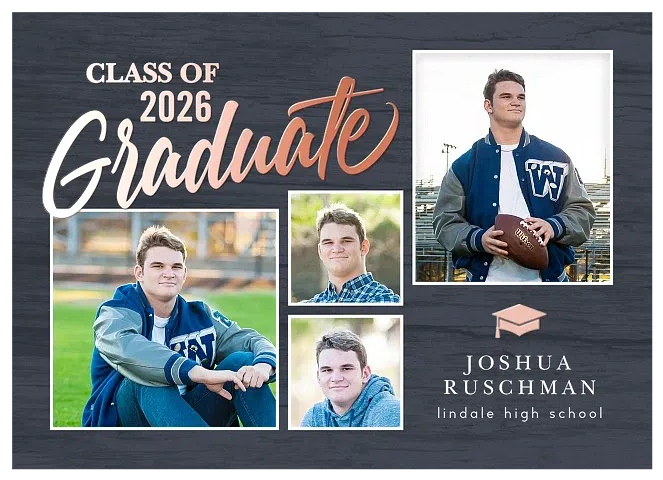 Classic Collage Graduation Announcements