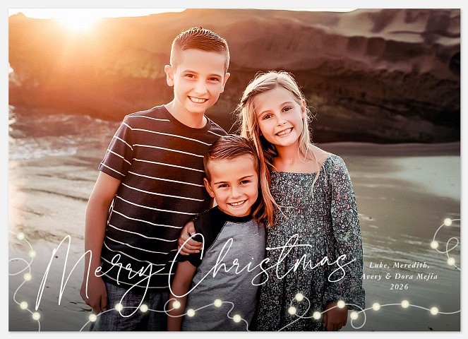 Lights of Joy Holiday Photo Cards