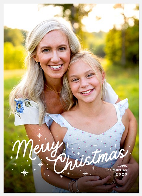 Christmas Sparkle Holiday Photo Cards