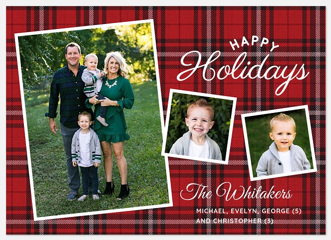 Christmas Jammies Holiday Photo Cards
