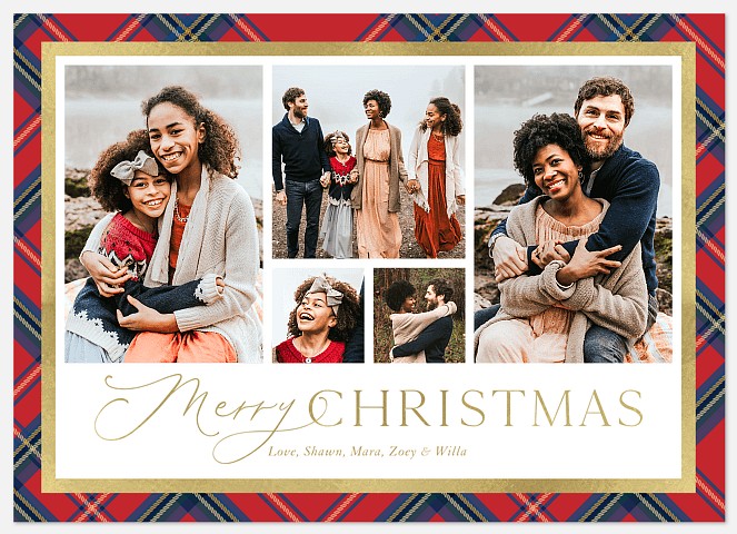 Plaid Gallery Holiday Photo Cards