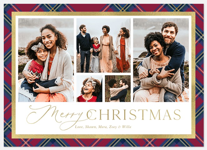 Plaid Gallery Holiday Photo Cards