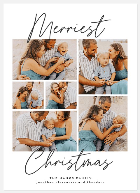Handwritten Chic Holiday Photo Cards
