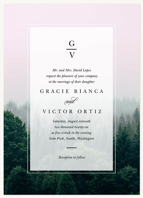 Forest Wedding Invitations