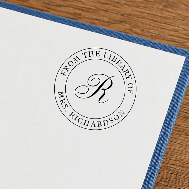 Elegant Library | Custom Rubber Stamps