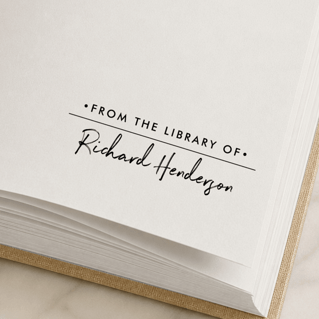Modern Library | Custom Rubber Stamps