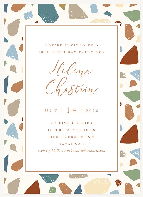 Terrazzo Invitations
