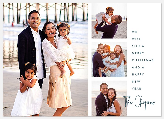 Simple Signature Holiday Photo Cards