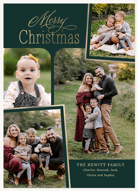 Timeless Merry Personalized Holiday Cards