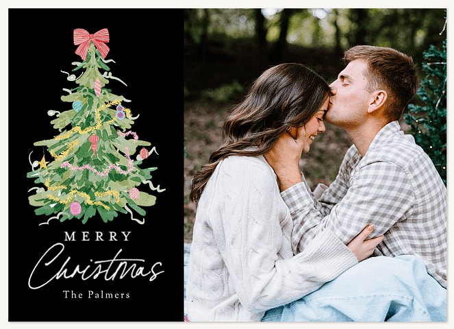 Bright Tree Personalized Holiday Cards
