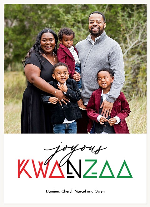 Joyous Kwanzaa Kwanzaa Cards