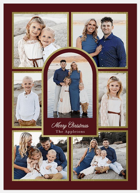 Gilded Arch Gallery Holiday Photo Cards