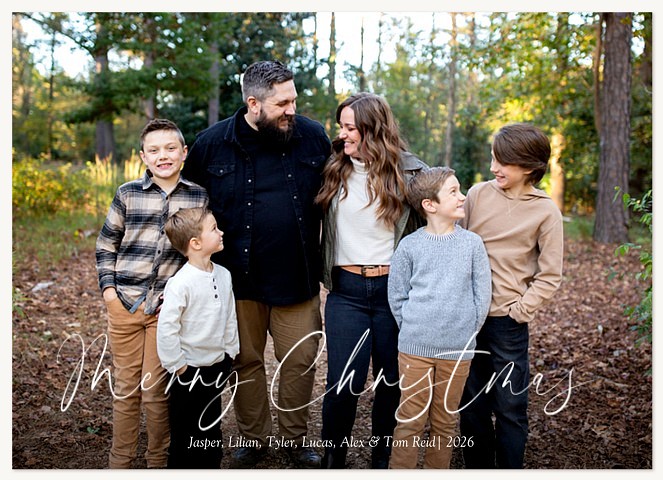 Brilliant Window Personalized Holiday Cards