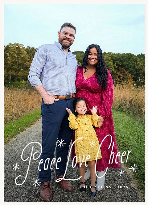 Long & Lean Personalized Holiday Cards