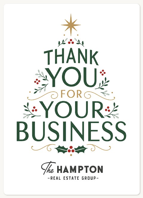 Gratitude Tree Holiday & Christmas Magnet Cards