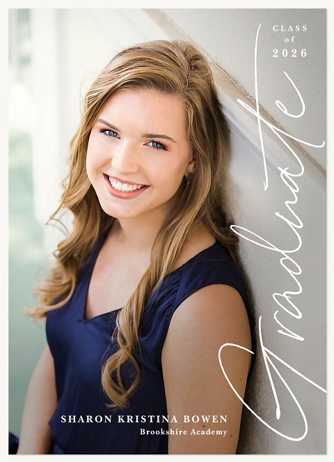 Chic Graduate Graduation Cards