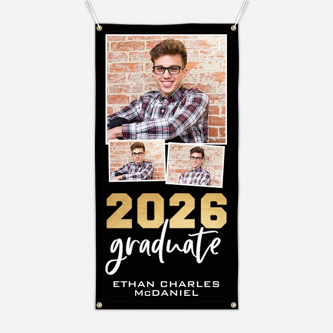 Graduate Trio Banner  Graduation Banners