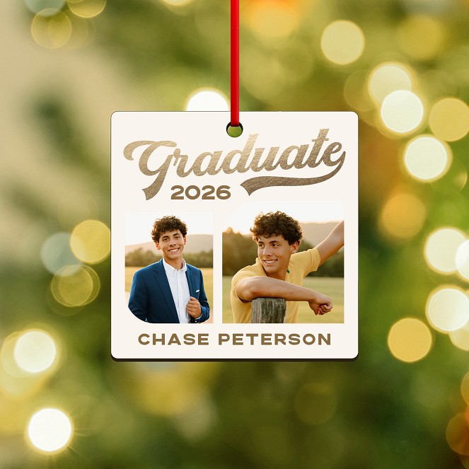 Graduation Milestone Personalized Ornaments