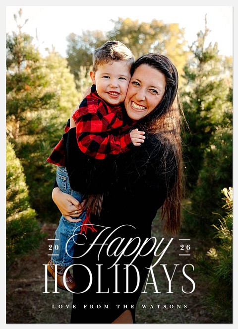 Sleigh Ride Holiday Photo Cards