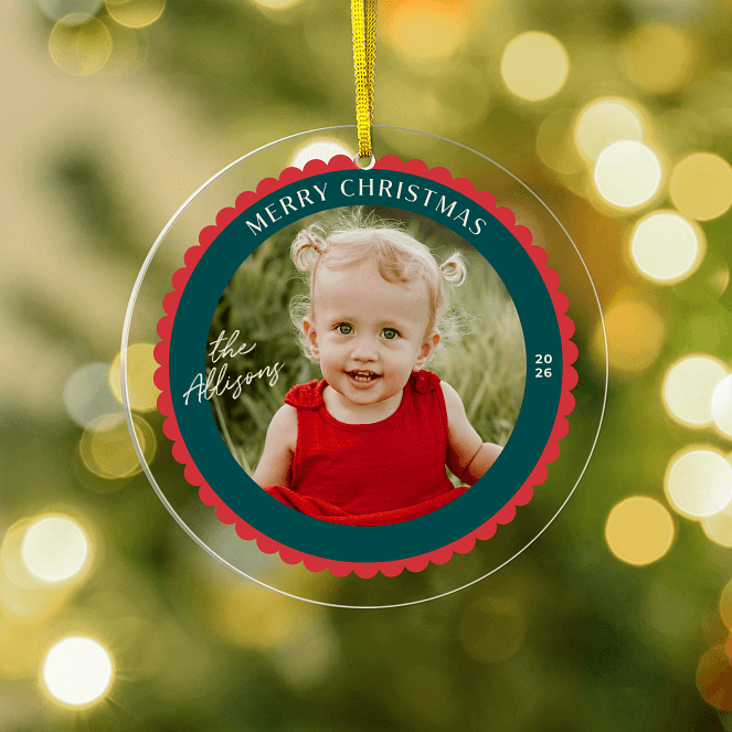 Seasonal Seal Personalized Ornaments