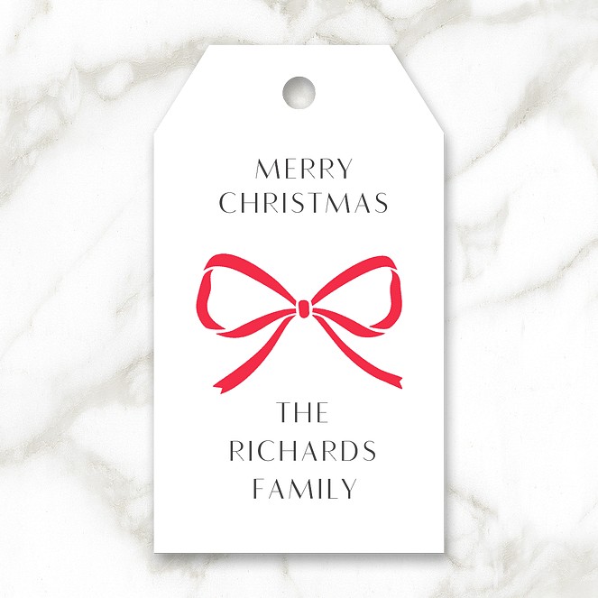 Simply Festive Custom Gift Tags