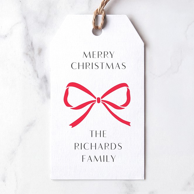 Simply Festive Custom Gift Tags
