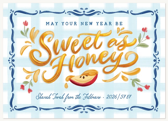 Sweet Beginnings Rosh Hashanah cards