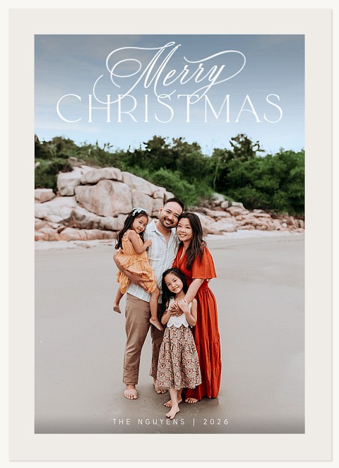The Classics Personalized Holiday Cards