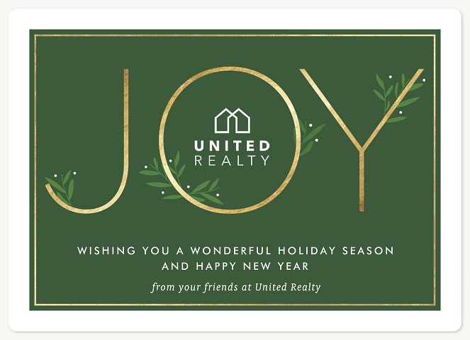 Joy Sprigs Holiday & Christmas Magnet Cards