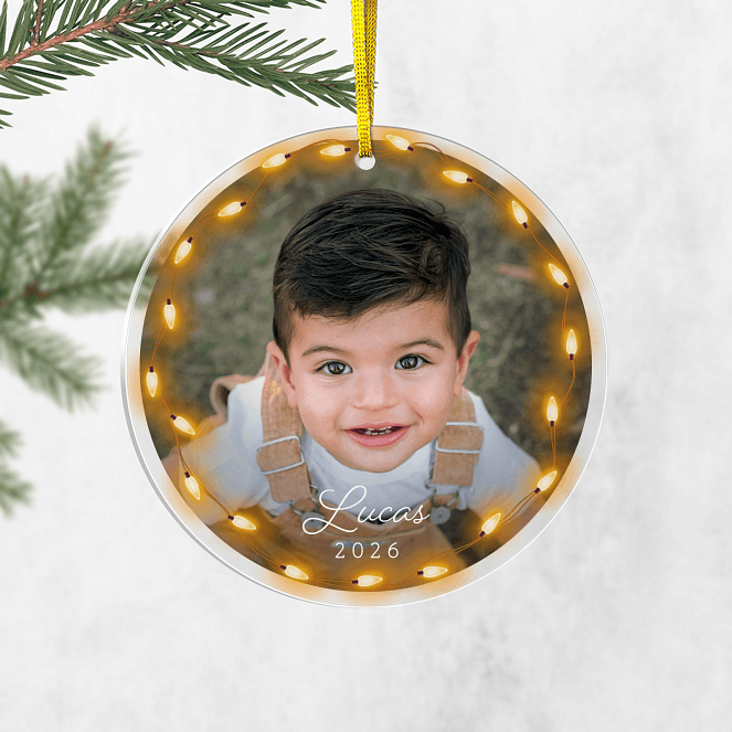 Season Aglow Personalized Ornaments