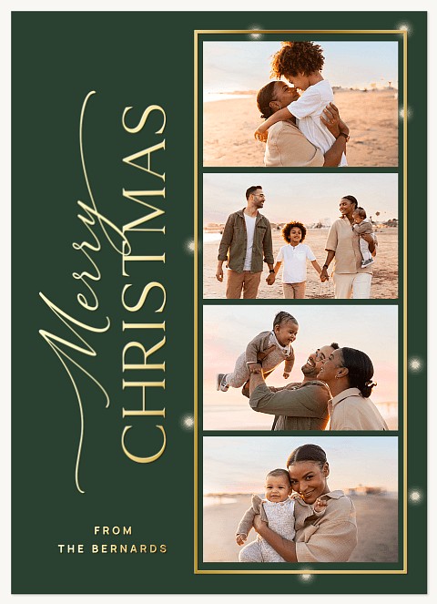 Stacked Memories Personalized Holiday Cards