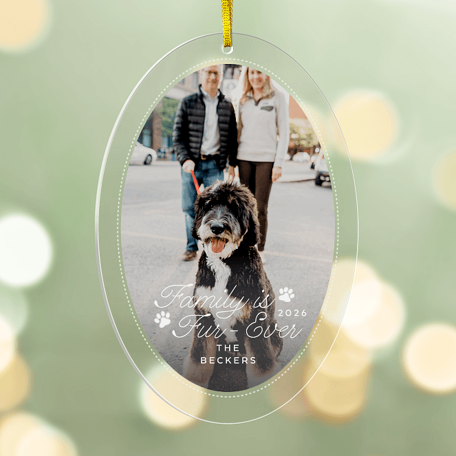Fur-Ever Family Personalized Ornaments