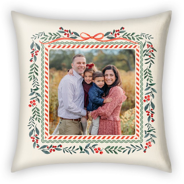 Festive Little Frame Custom Pillows