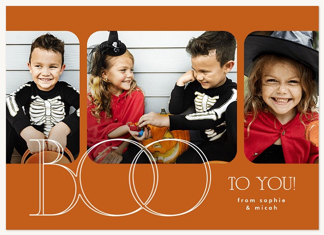 BOO TO YOU! Halloween Cards