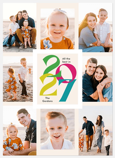 Intertwined Year Holiday Photo Cards