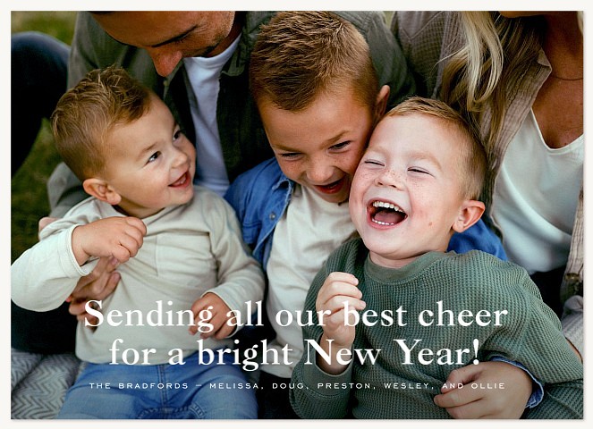 Best Cheer Personalized Holiday Cards