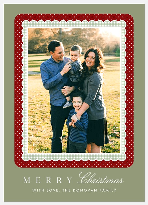 Homespun Holiday Holiday Photo Cards