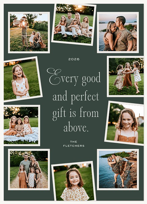 Gifts from Above Personalized Holiday Cards
