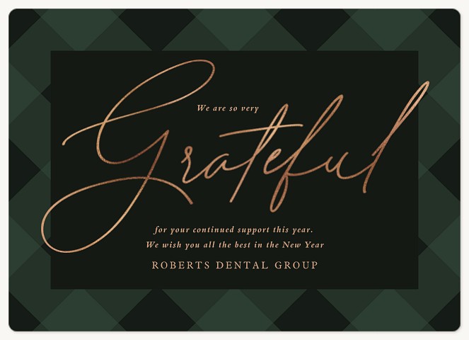 So Very Grateful Holiday & Christmas Magnet Cards
