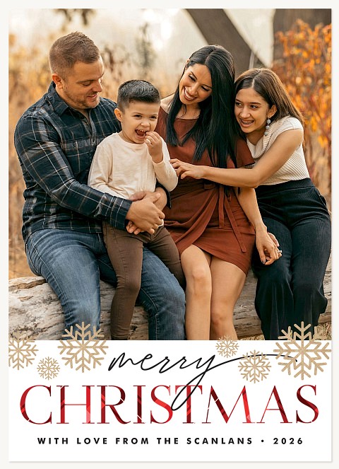 Traditional Textiles Personalized Holiday Cards