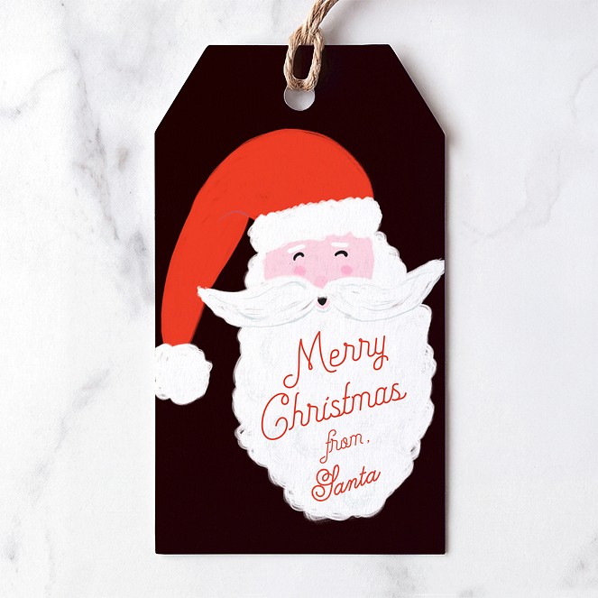 Jolly Ol' St. Nick Custom Gift Tags