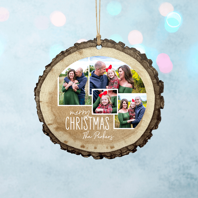 Blissful Season Personalized Ornaments