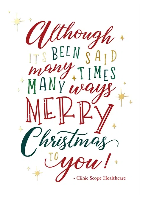 Joyful Typography Business Holiday Cards
