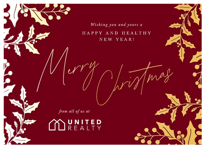 Golden Ilex Business Holiday Cards