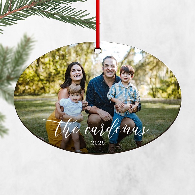 Family Name Personalized Ornaments
