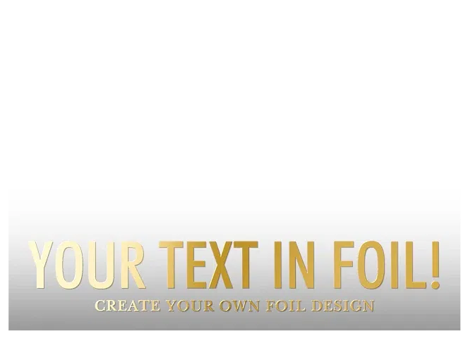 Create Your Own Foil Design Personalized Holiday Cards