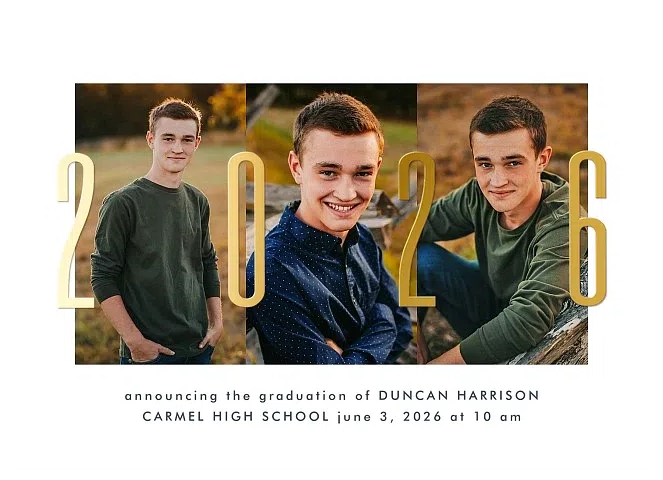 Deco Date Graduation Cards